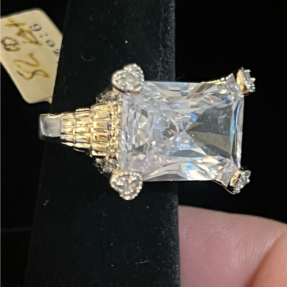 Parklane Jewelry Breathless Ring. Stunning rectangular cubic zirconia